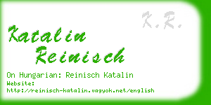 katalin reinisch business card